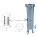 Chunke Ss304 / PVC PP Micron Patrone Wasseraufbereitung Filtergehäuse